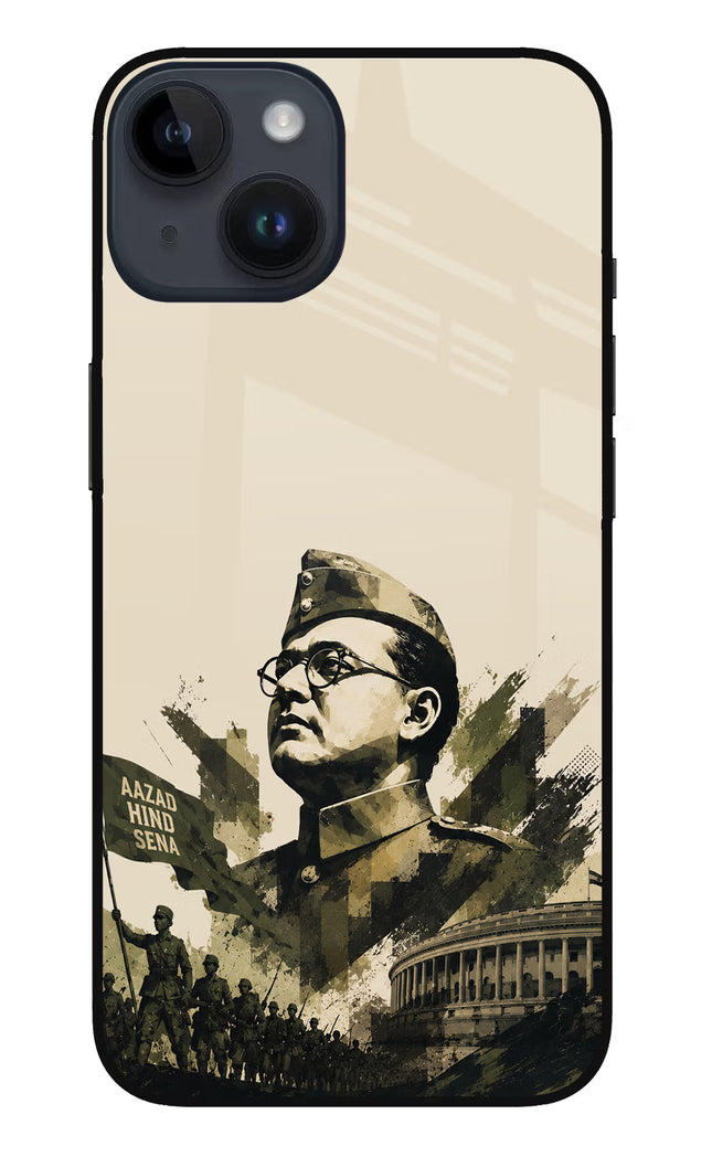 Netaji Rising iPhone 14 Glass Case