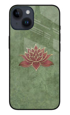 Lotus Grace iPhone 14 Glass Case