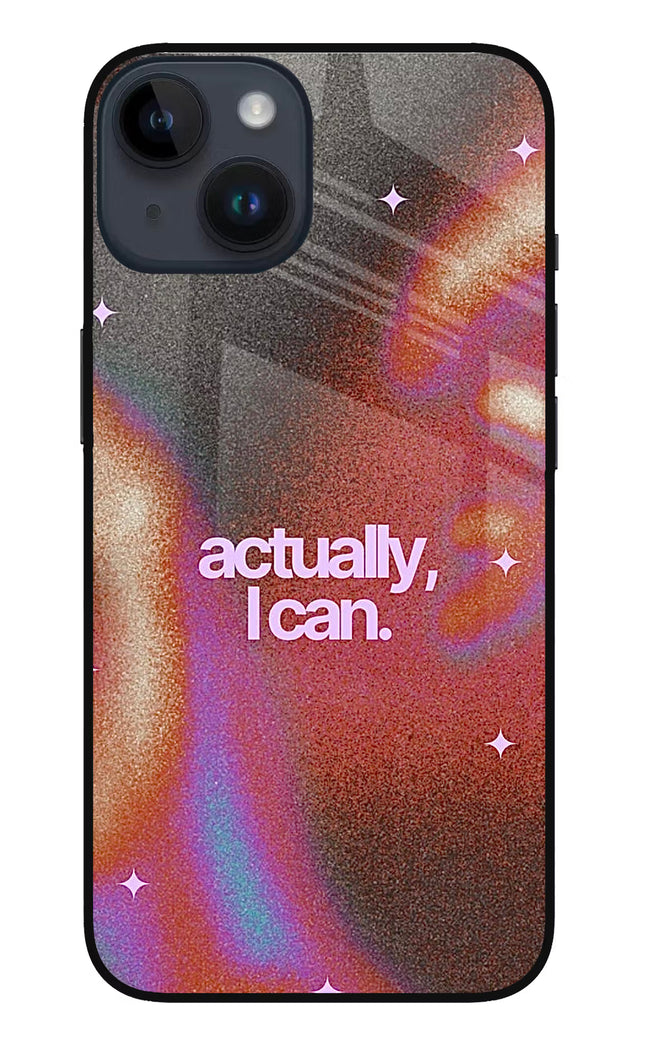 Pink Aura iPhone 14 Glass Case