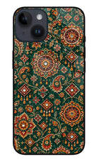 Green Pataka iPhone 14 Glass Case