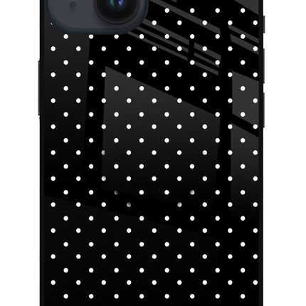 White Dots iPhone 14 Glass Case