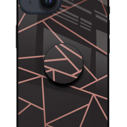 Geometric Pattern iPhone 14 Glass Case