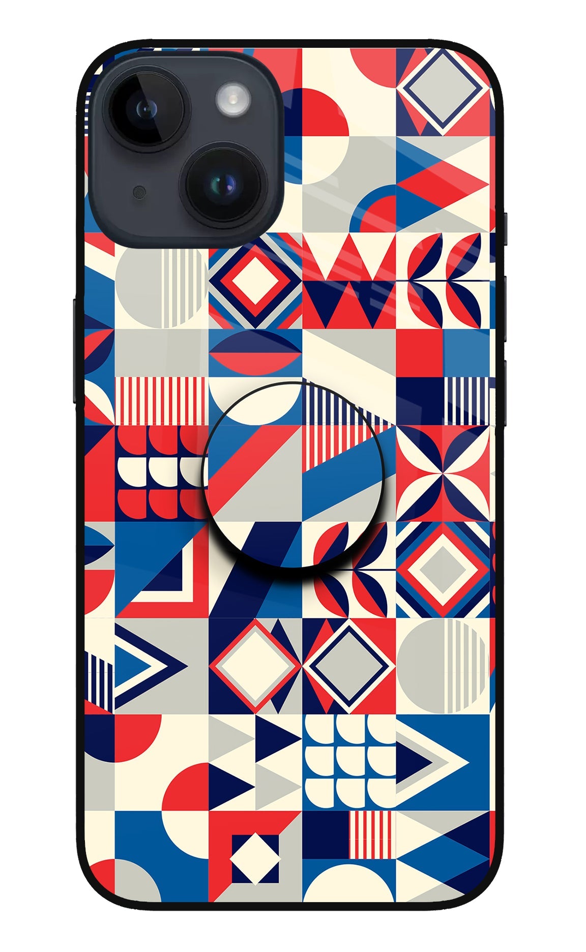 Colorful Pattern iPhone 14 Pop Case