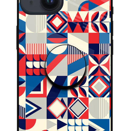 Colorful Pattern iPhone 14 Pop Case by Casekaro