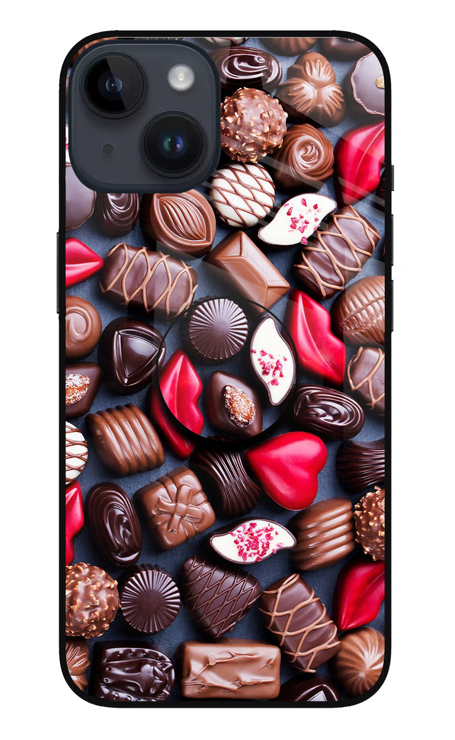 Chocolates iPhone 14 Pop Case, Metal case