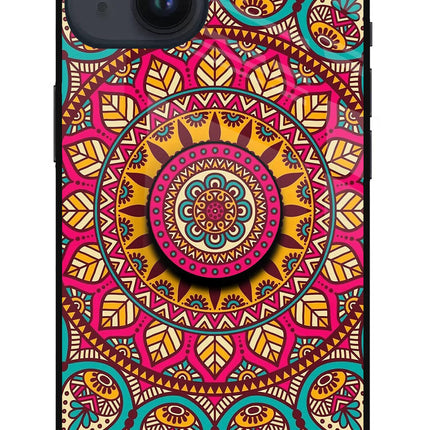 Mandala iPhone 14 Glass Case