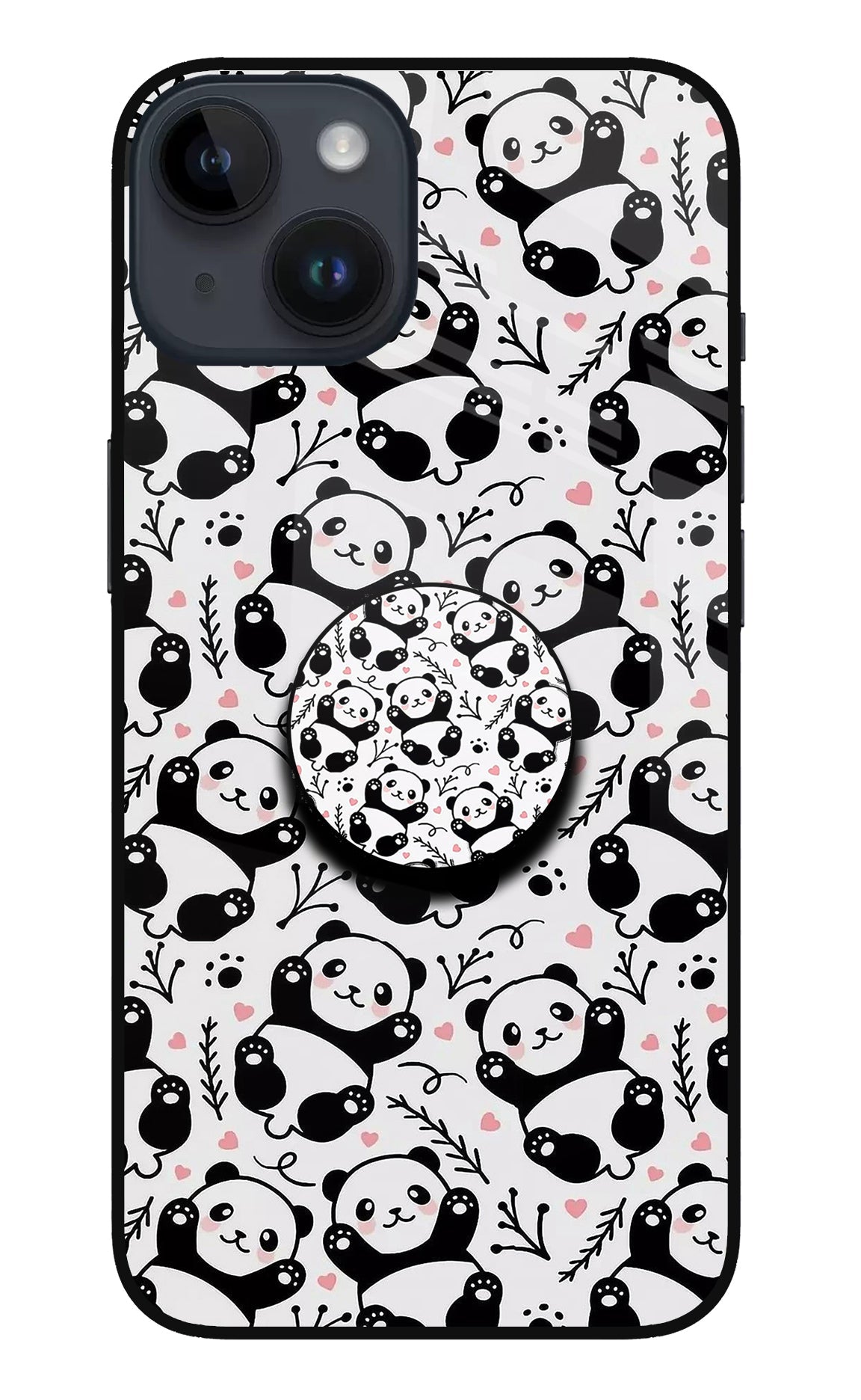 Cute Panda iPhone 14 Pop Case