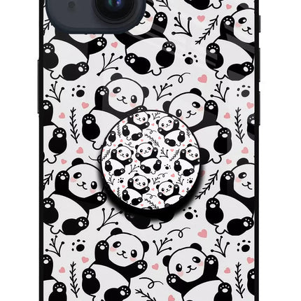 Cute Panda iPhone 14 Pop Case by Casekaro