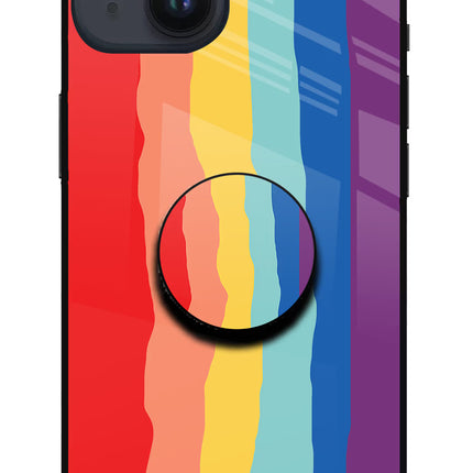 Rainbow iPhone 14 Glass Case