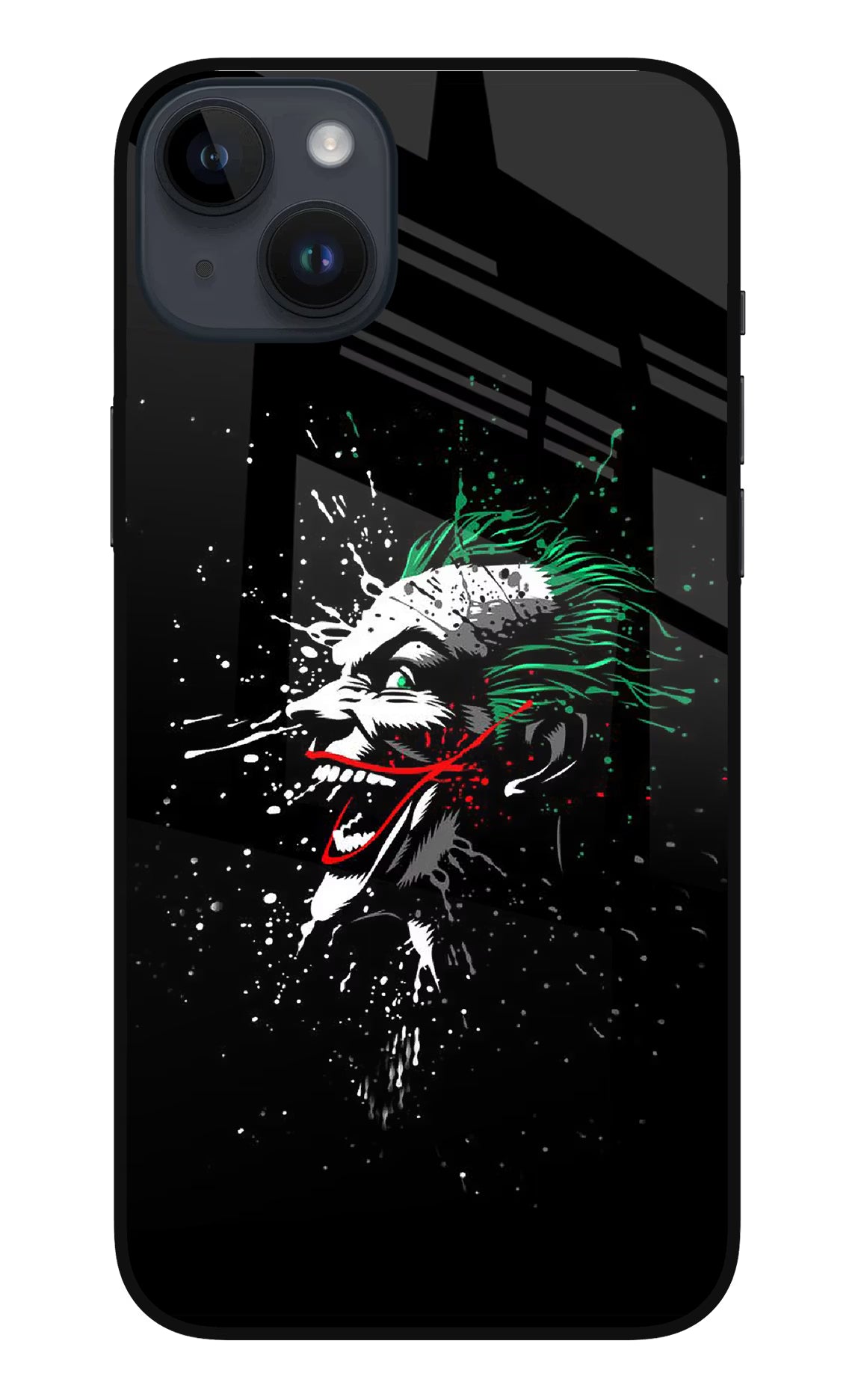 Joker iPhone 14 Plus Glass Case Back Cover by Casekaro