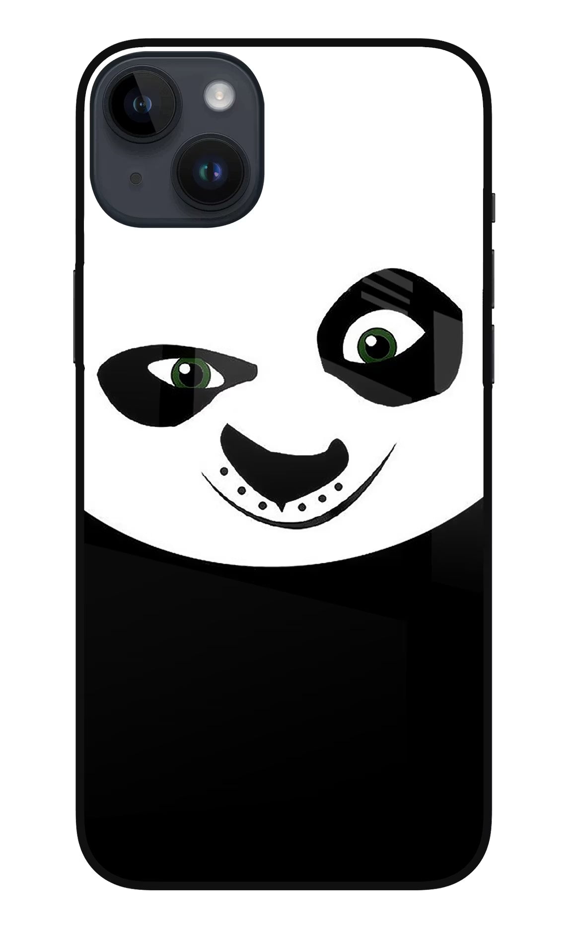 Panda iPhone 14 Plus Glass Case Back Cover by Casekaro