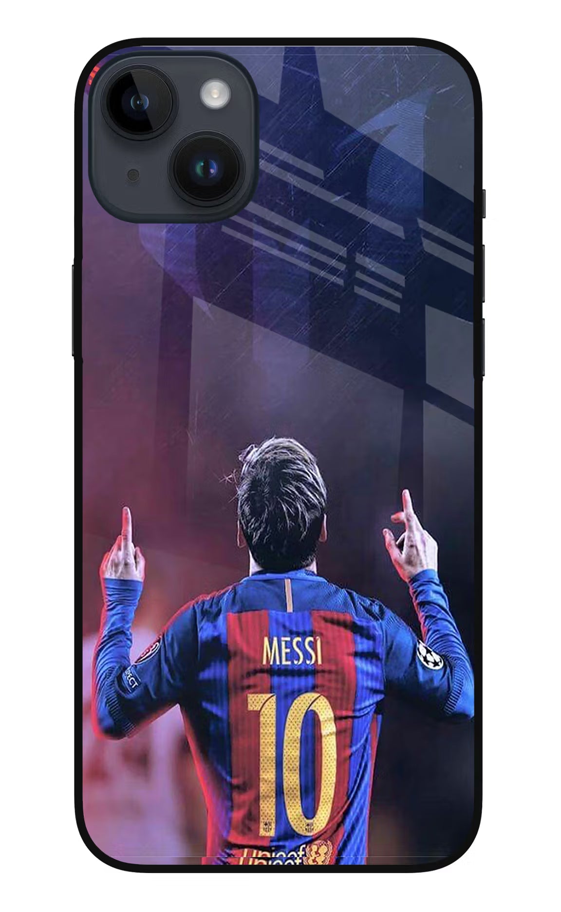 Messi iPhone 14 Plus Glass Case Back Cover by Casekaro