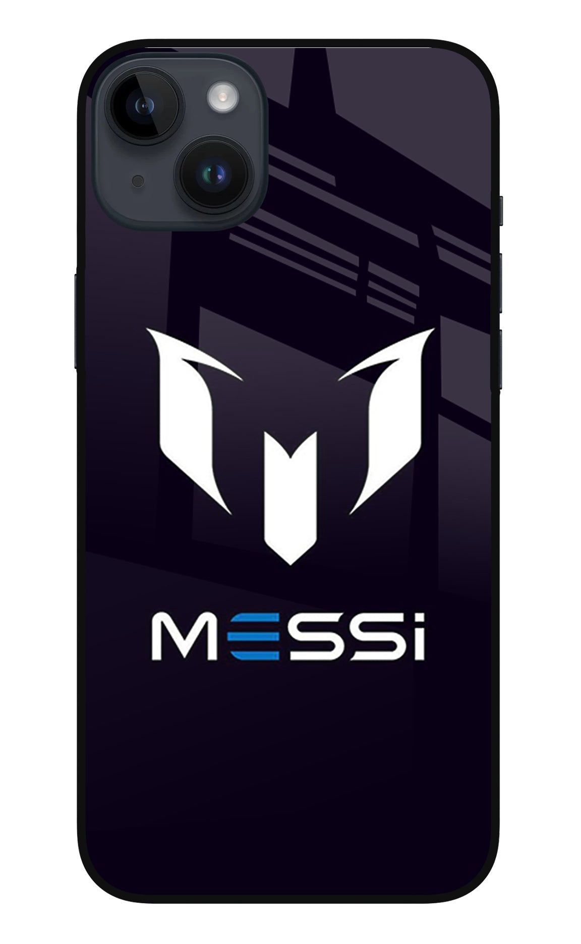 Messi Logo iPhone 14 Plus Glass Case