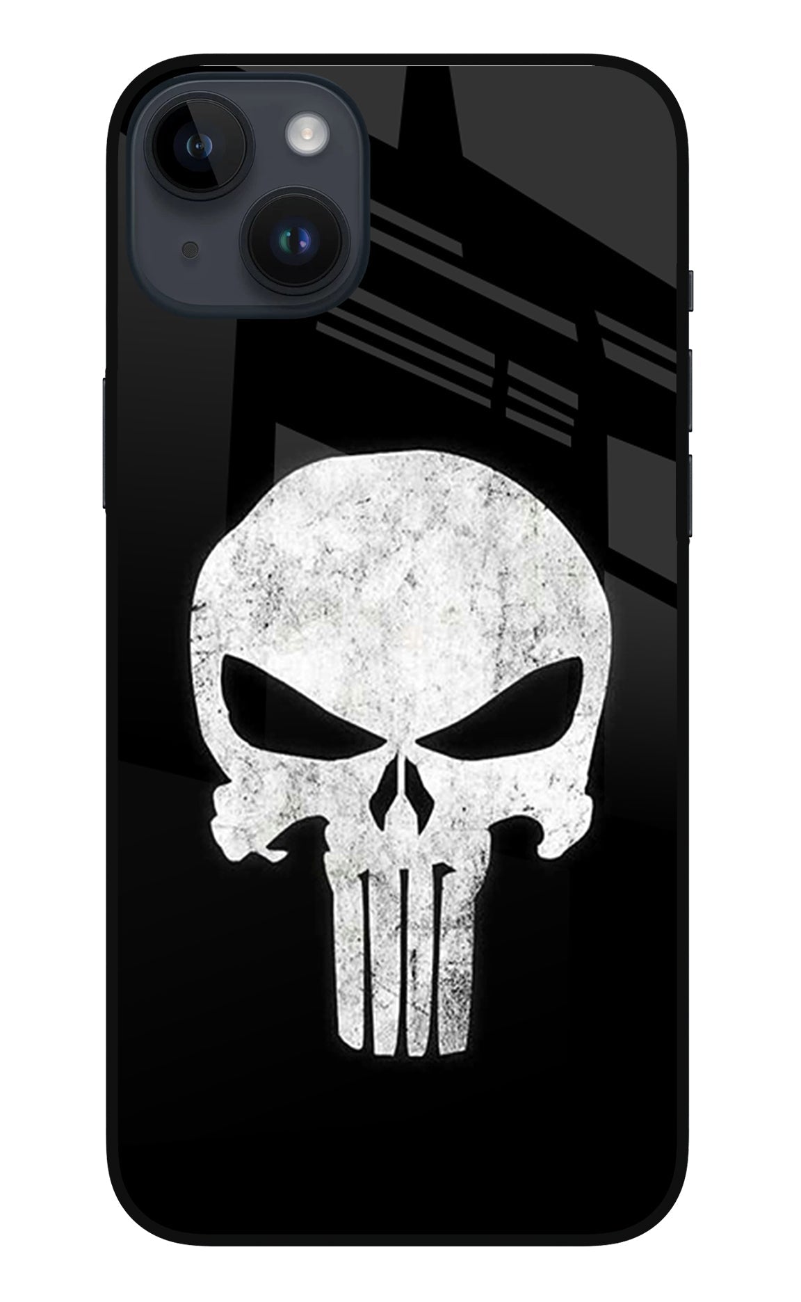 Punisher Skull iPhone 14 Plus Glass Case