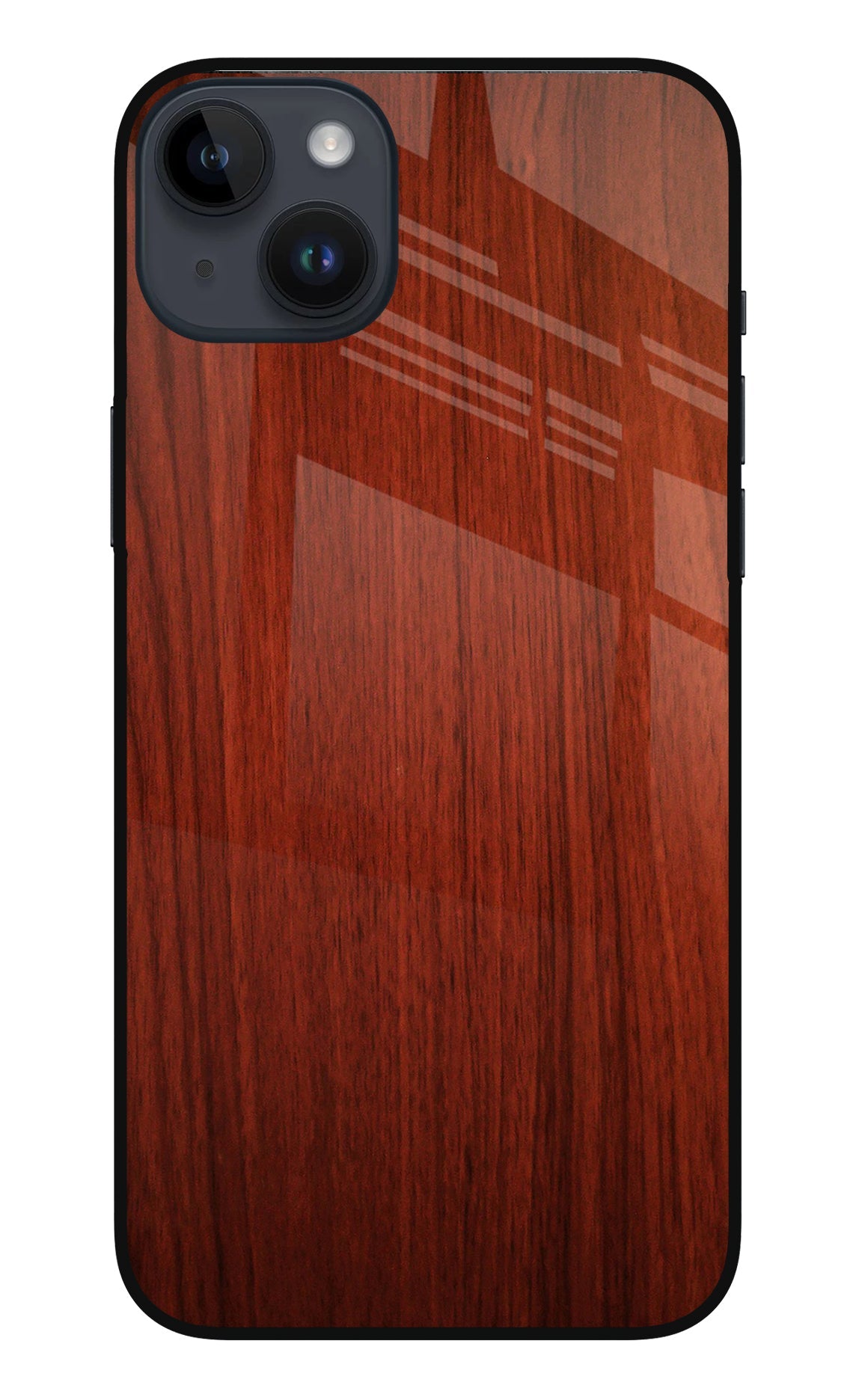 Wooden Plain Pattern iPhone 14 Plus Back Cover