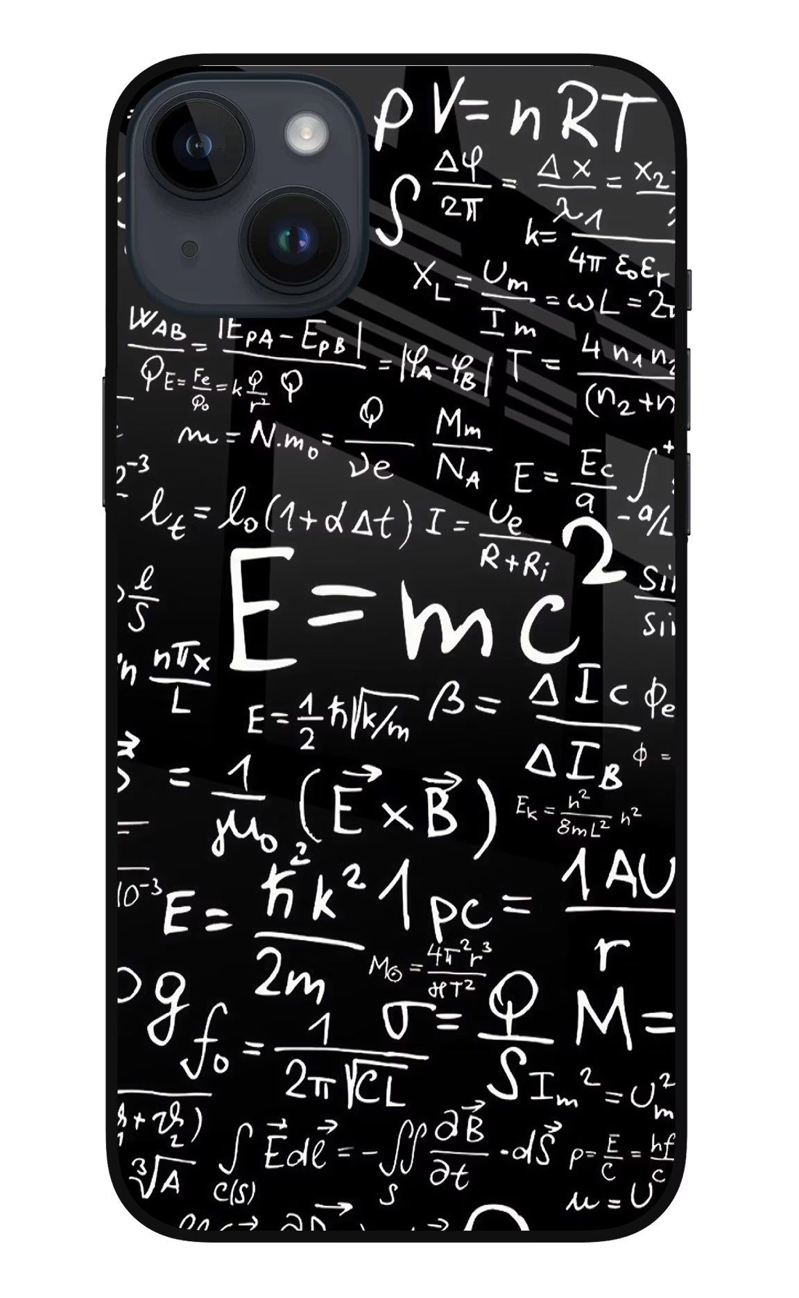 Physics Formula iPhone 14 Plus Glass Case Back Cover by Casekaro