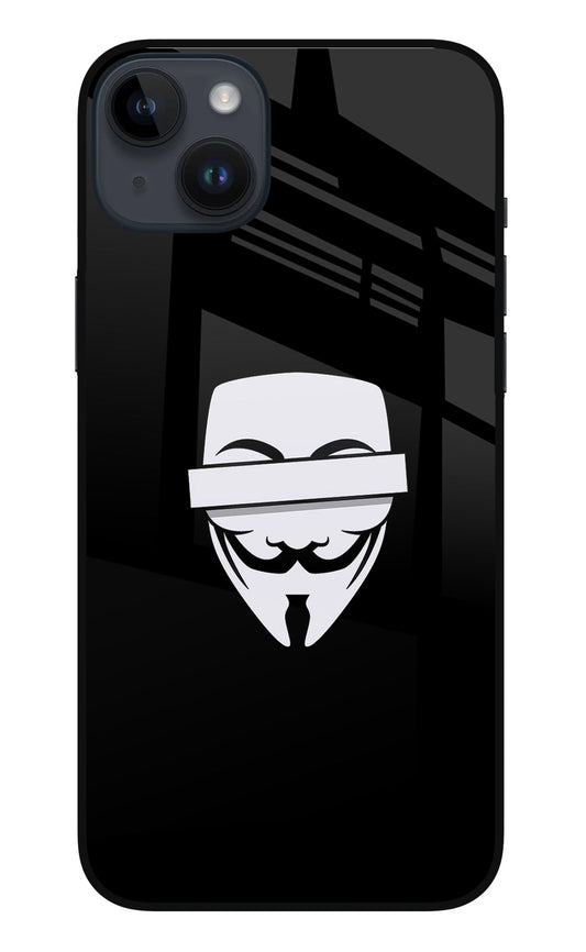 Anonymous Face iPhone 14 Plus Glass Case