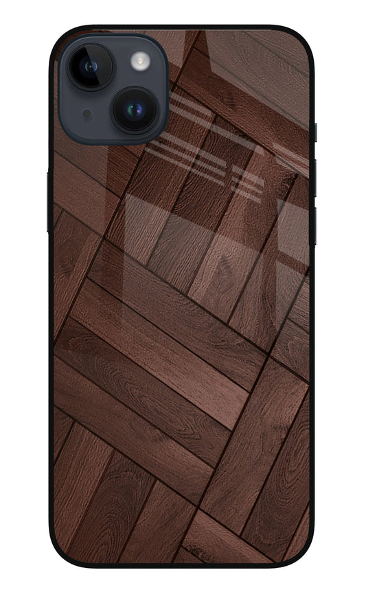 Wooden Texture Design iPhone 14 Plus Glass Case