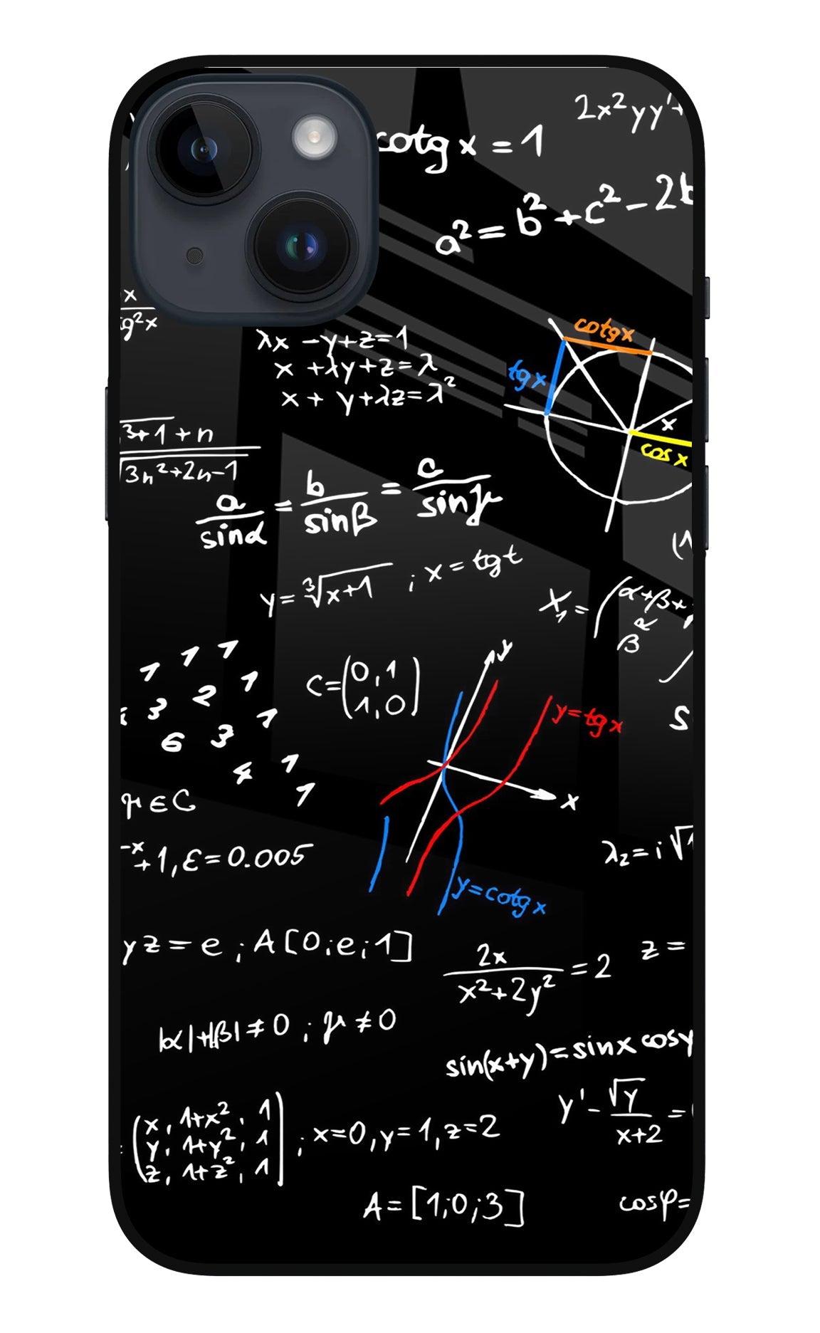 Mathematics Formula iPhone 14 Plus Back Cover