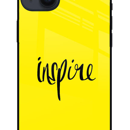 Inspire iPhone 14 Plus Glass Case Back Cover by Casekaro