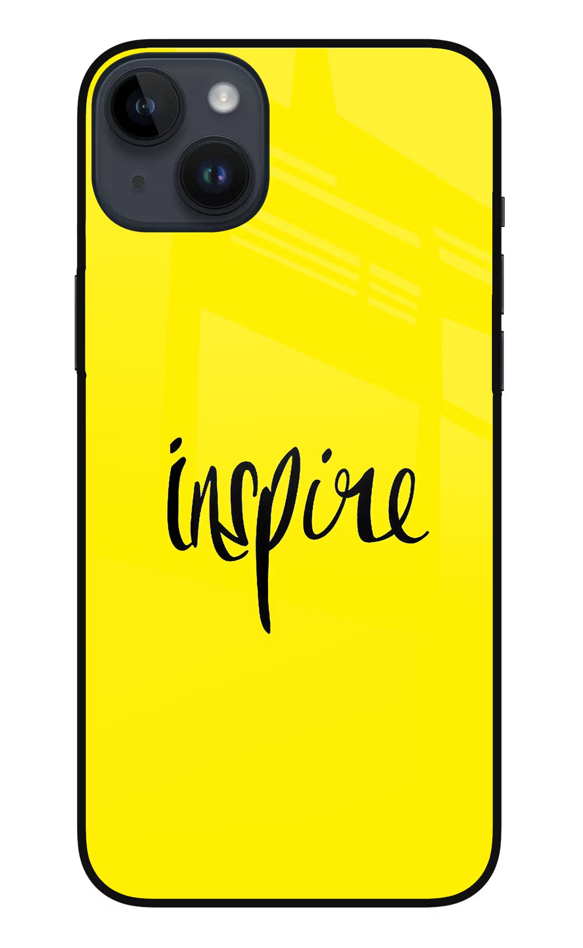Inspire iPhone 14 Plus Glass Case Back Cover by Casekaro