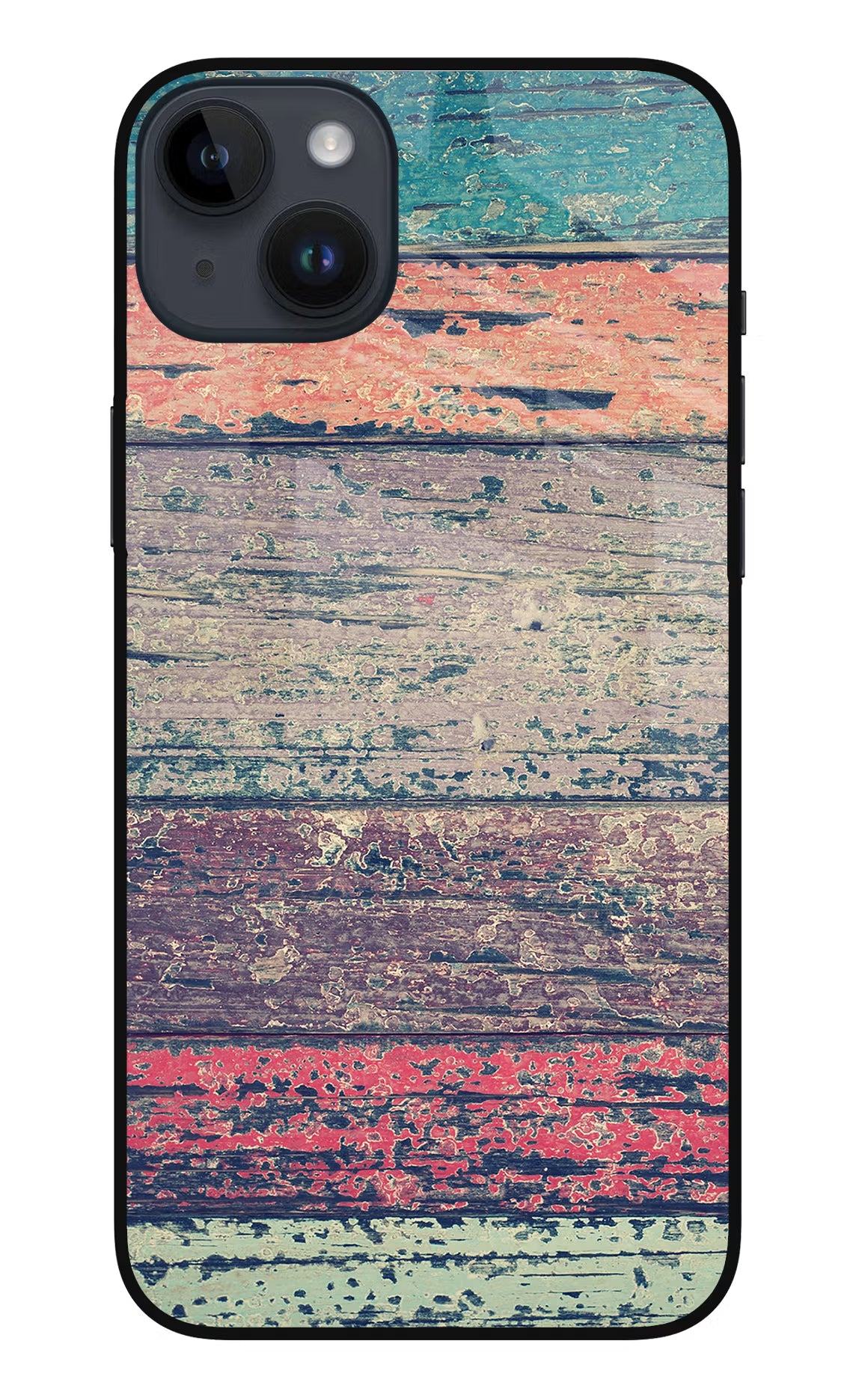 Colourful Wall iPhone 14 Plus Glass Case Back Cover by Casekaro