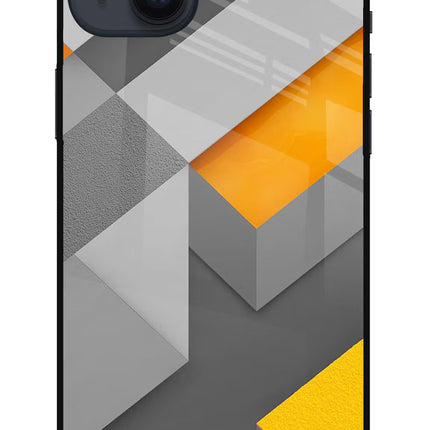 Abstract iPhone 14 Plus Glass Case Back Cover by Casekaro