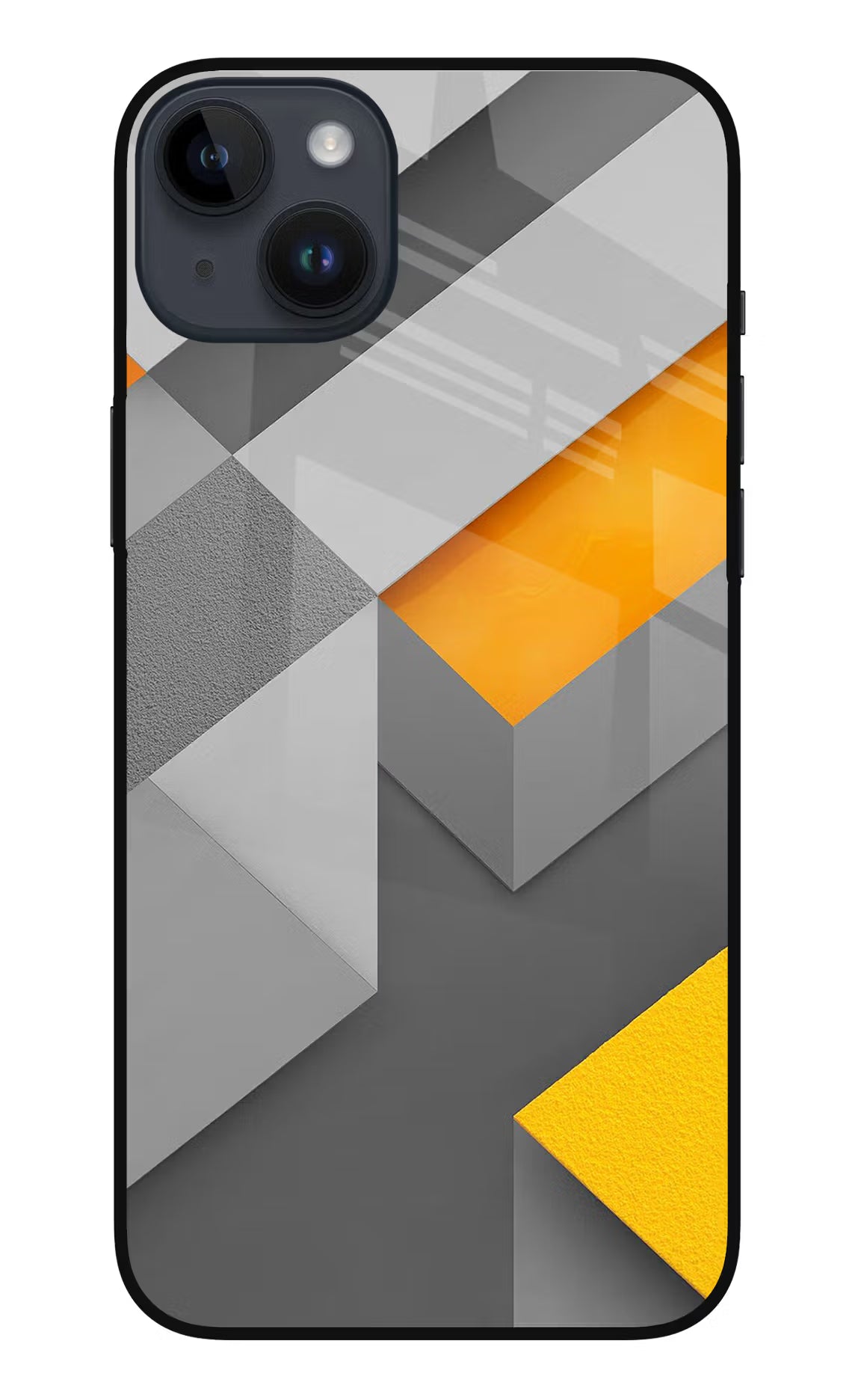 Abstract iPhone 14 Plus Glass Case Back Cover by Casekaro