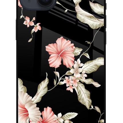 Flowers iPhone 14 Plus Glass Case Back Cover by Casekaro