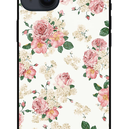 Flowers iPhone 14 Plus Glass Case Back Cover by Casekaro