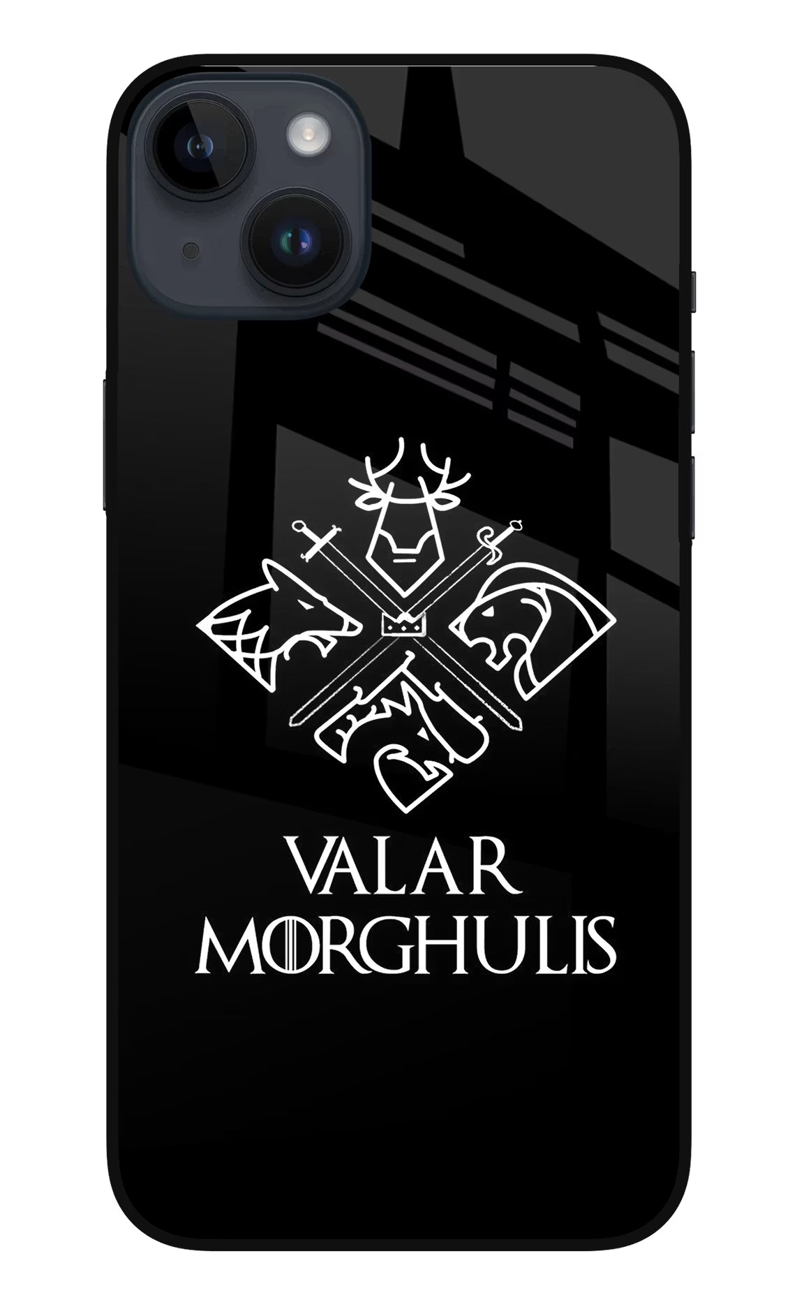 Valar Morghulis | Game Of Thrones iPhone 14 Plus Glass Case Back Cover by Casekaro
