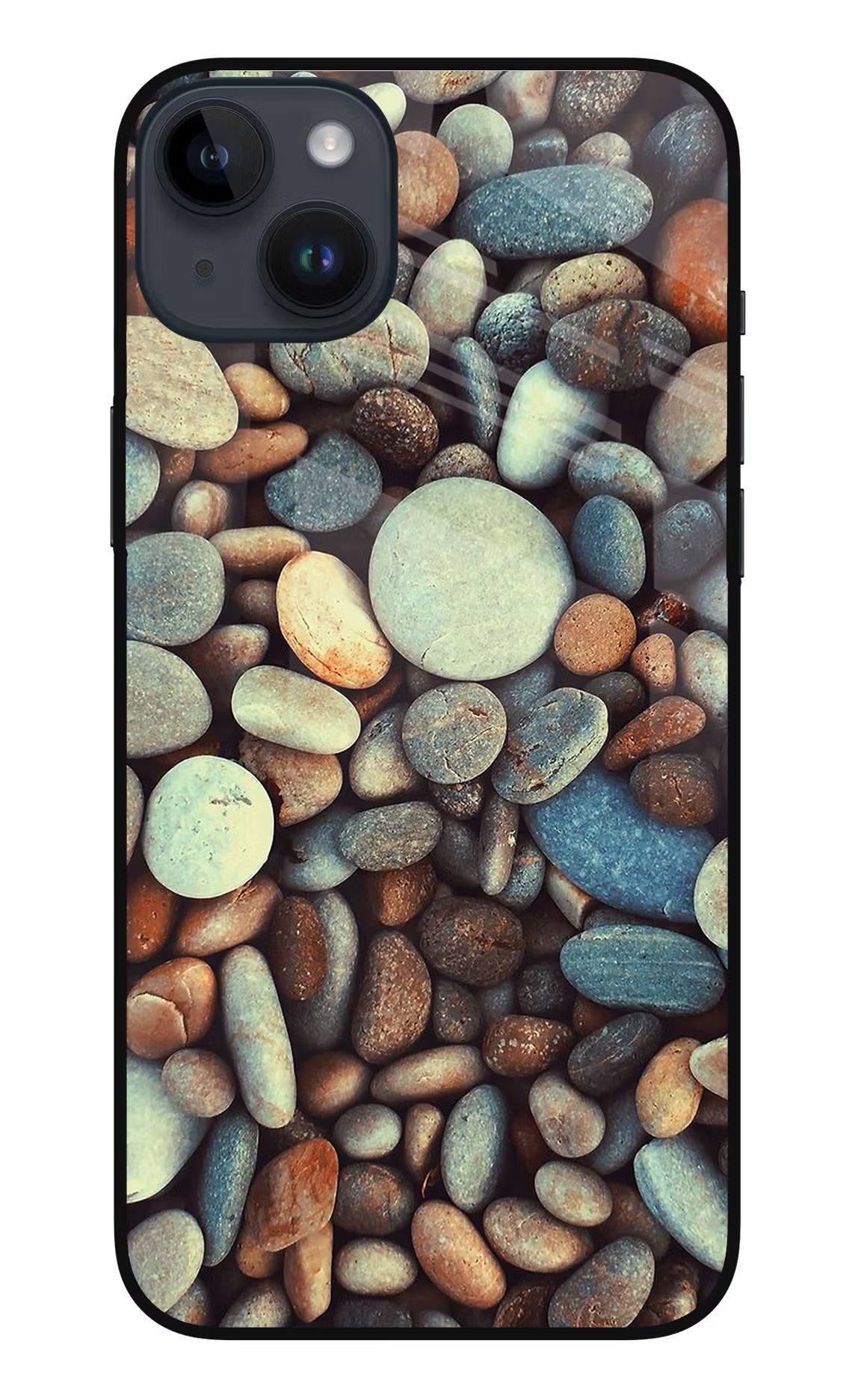 Pebble iPhone 14 Plus Glass Case Back Cover by Casekaro