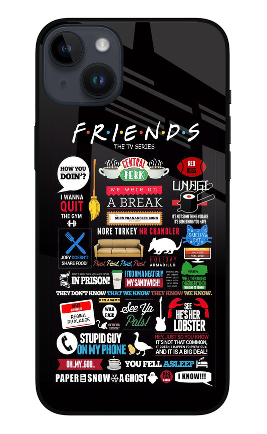 FRIENDS iPhone 14 Plus Glass Case