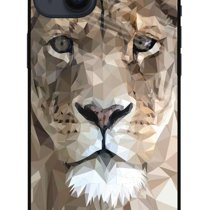 Lion Art iPhone 14 Plus Glass Case Back Cover by Casekaro