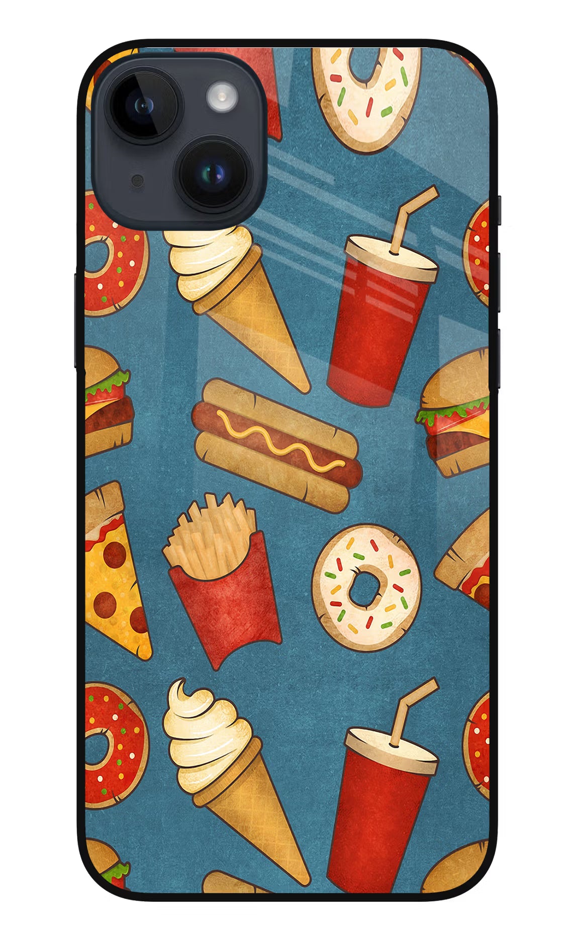 Foodie iPhone 14 Plus Glass Case Back Cover by Casekaro