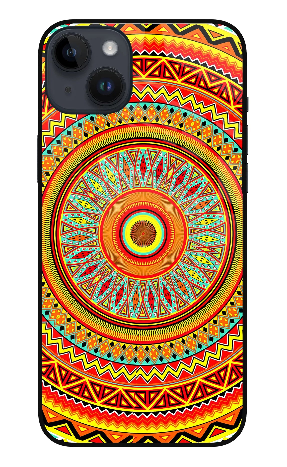 Mandala Pattern iPhone 14 Plus Back Cover