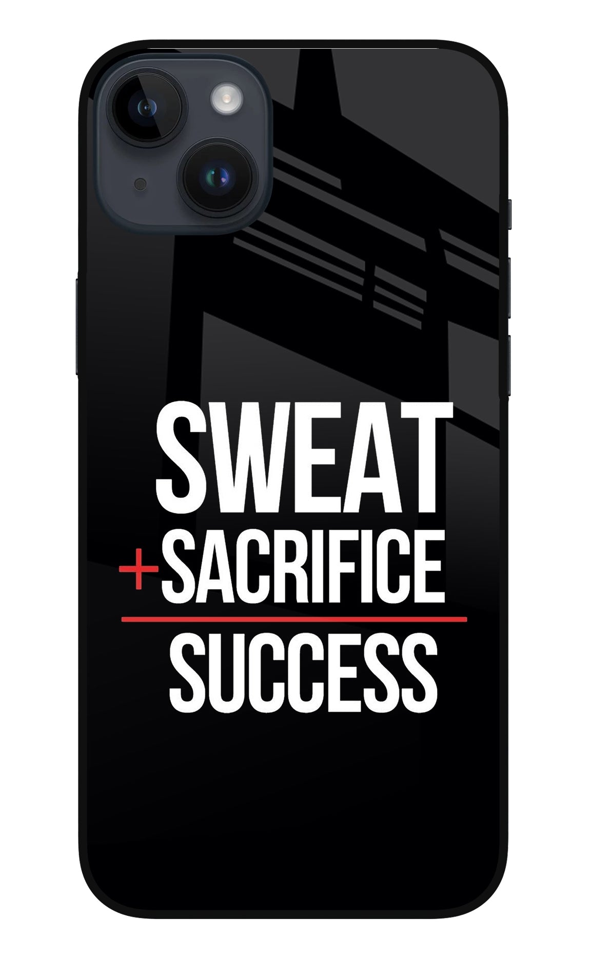 Sweat Sacrifice Success iPhone 14 Plus Back Cover