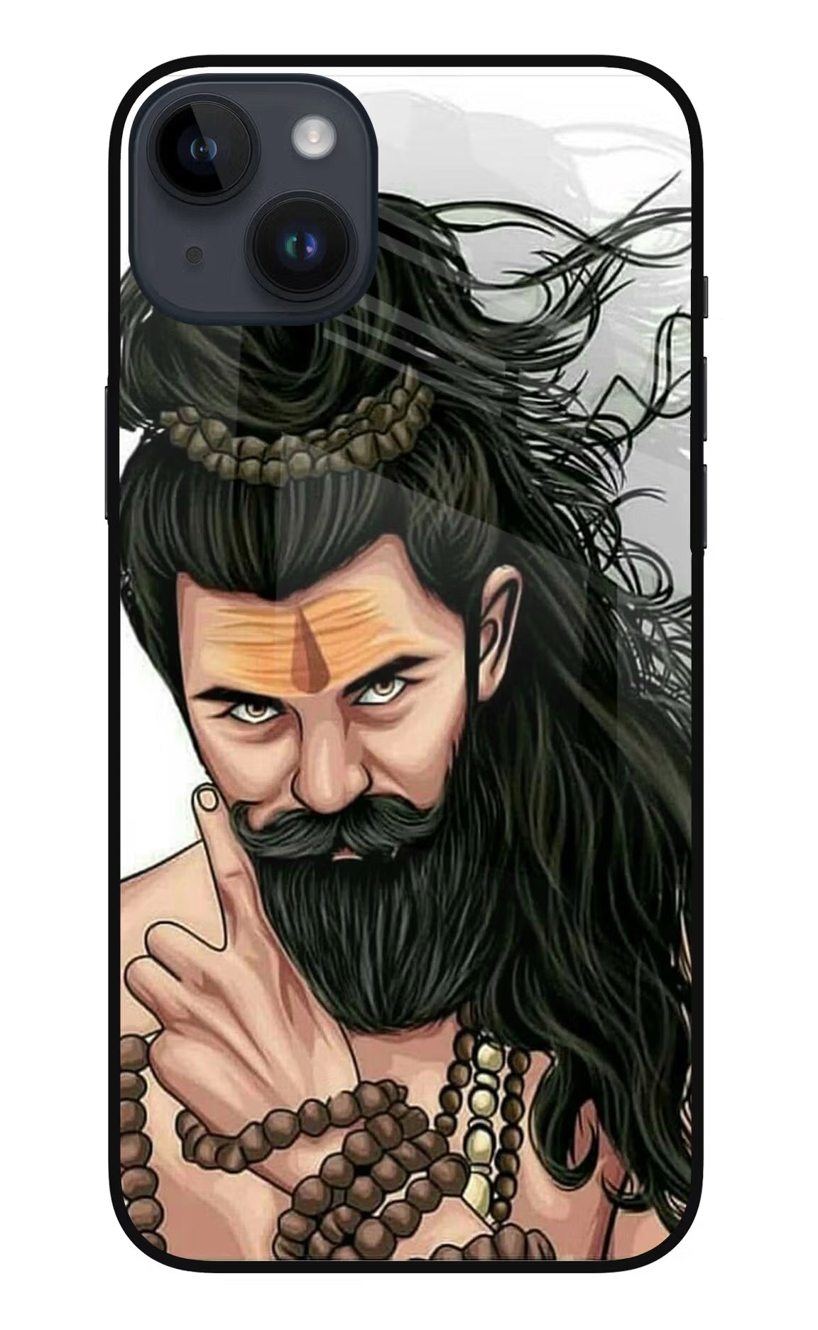 Mahadev iPhone 14 Plus Glass Case Back Cover by Casekaro