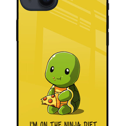 I'm on Ninja Diet iPhone 14 Plus Glass Case Back Cover by Casekaro
