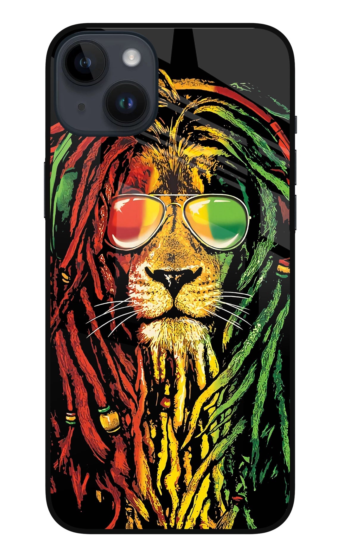 Rasta Lion iPhone 14 Plus Back Cover