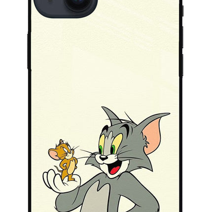 Tom & Jerry iPhone 14 Plus Glass Case Back Cover by Casekaro