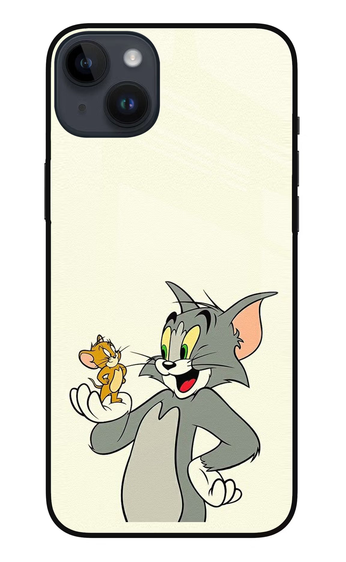 Tom & Jerry iPhone 14 Plus Glass Case Back Cover by Casekaro