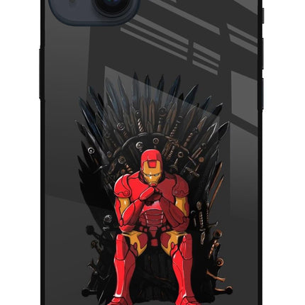 Ironman Throne iPhone 14 Plus Glass Case Back Cover by Casekaro