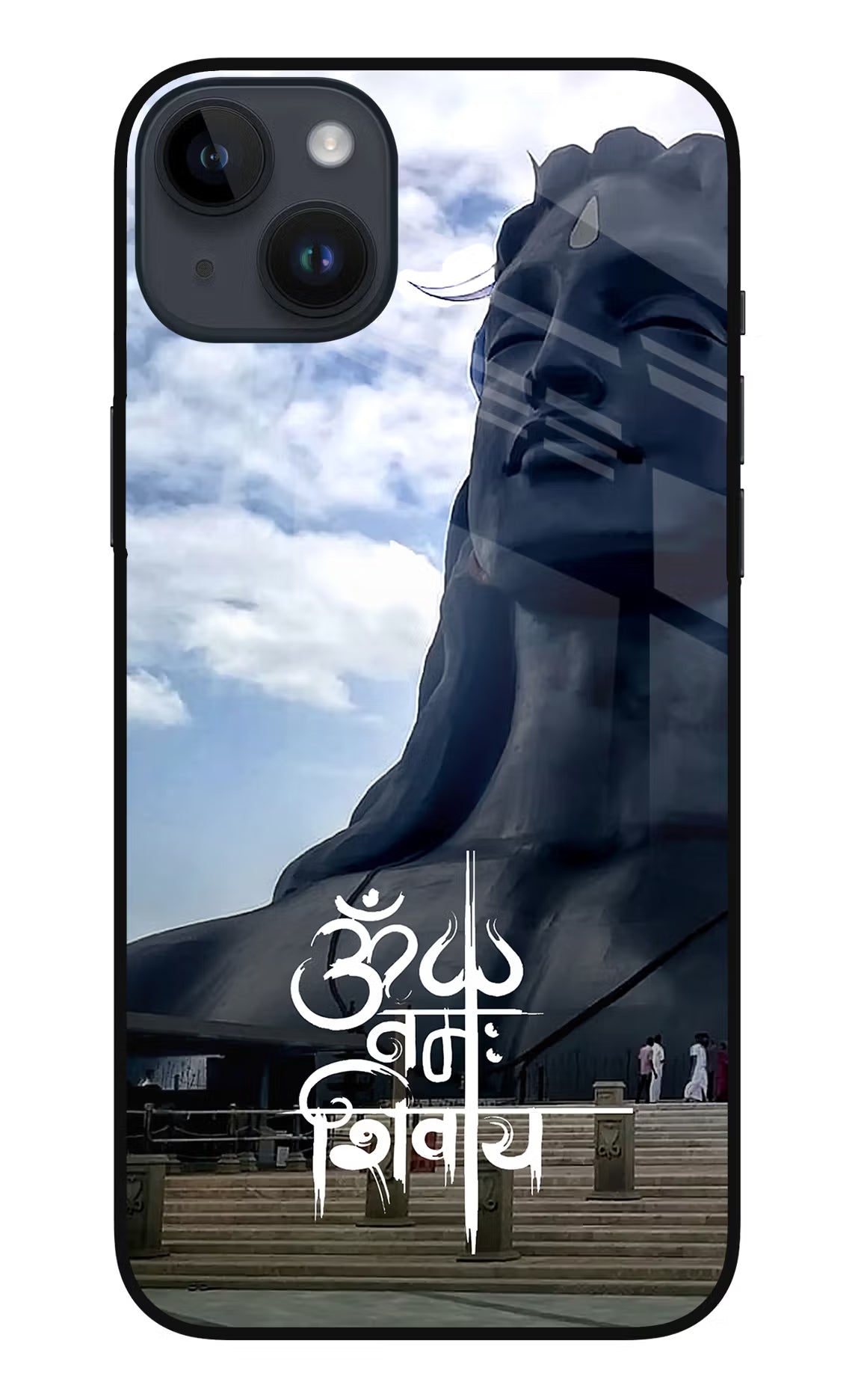 Om Namah Shivay iPhone 14 Plus Glass Case Back Cover by Casekaro