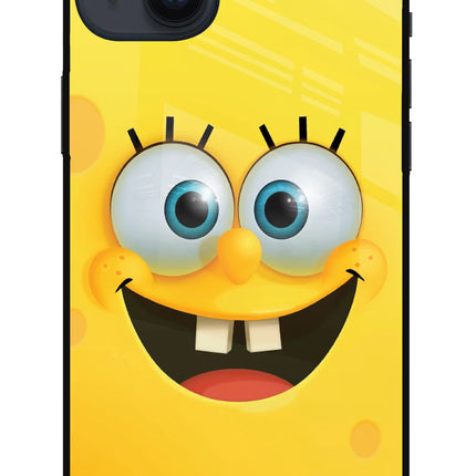 Sponge 1 iPhone 14 Plus Glass Case Back Cover by Casekaro