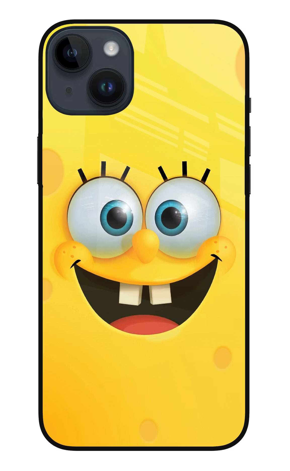 Sponge 1 iPhone 14 Plus Glass Case Back Cover by Casekaro