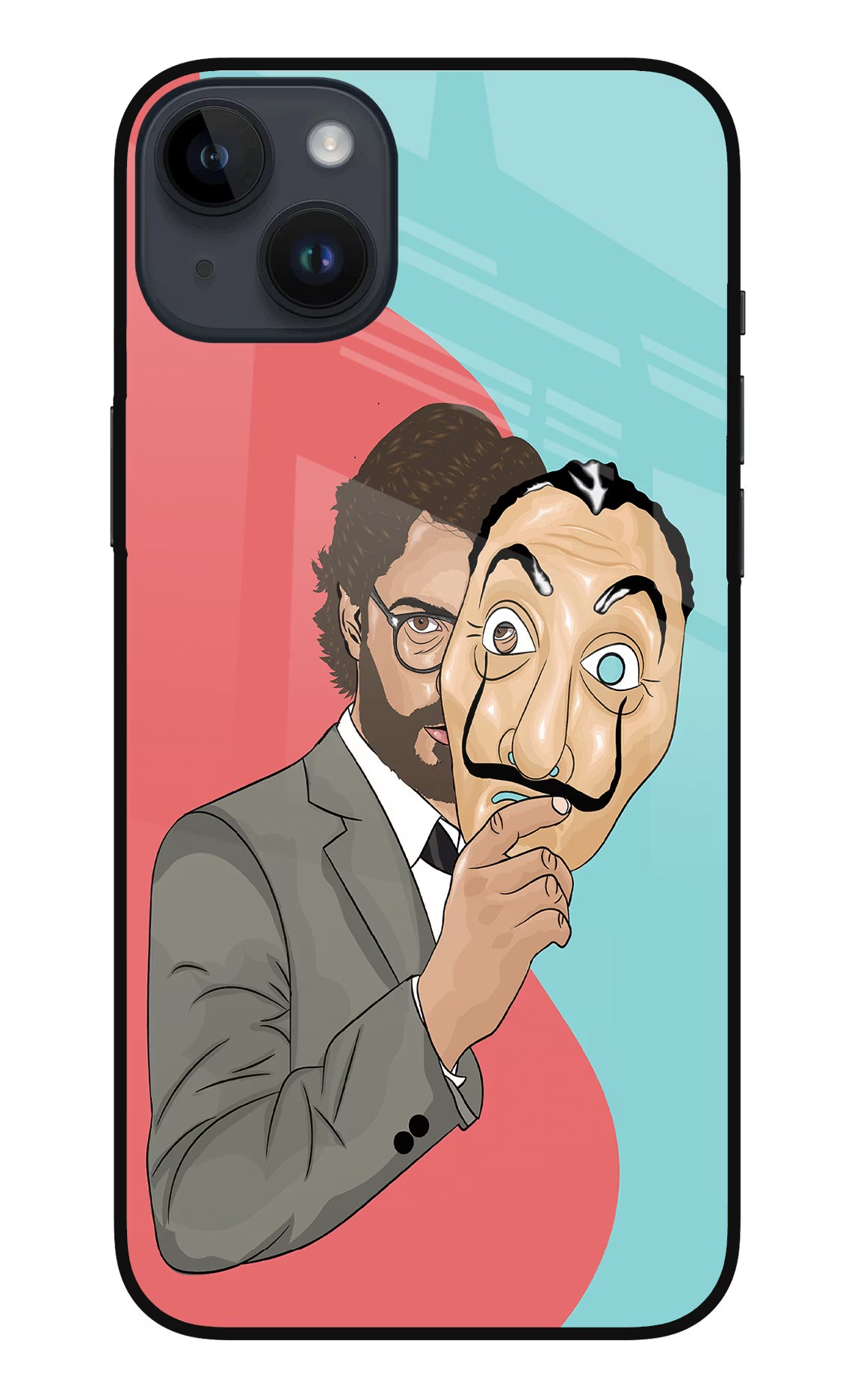 Professor iPhone 14 Plus Glass Case Back Cover by Casekaro