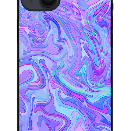 Glitter iPhone 14 Plus Glass Case Back Cover by Casekaro