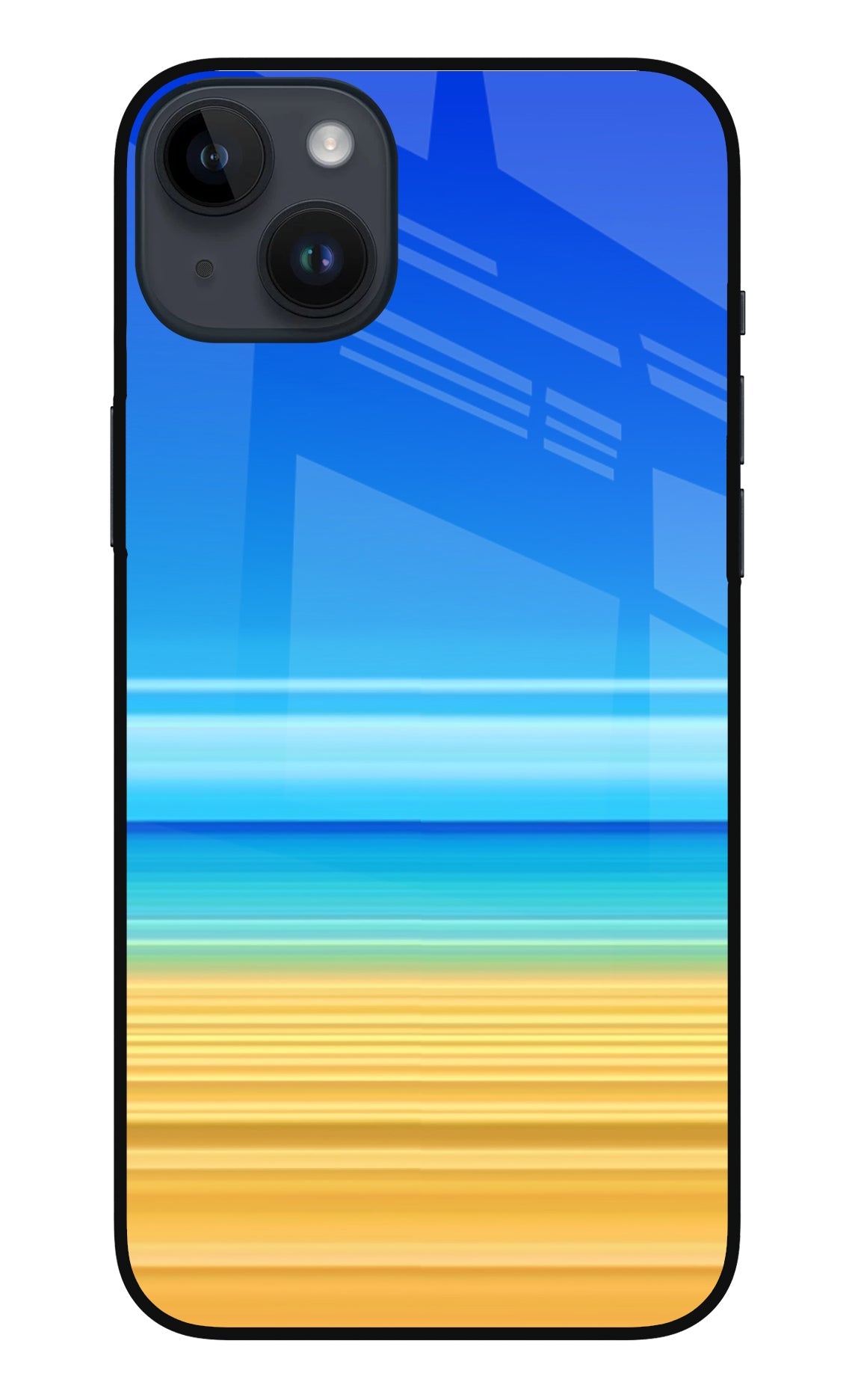 Beach Art iPhone 14 Plus Glass Case