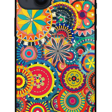 Gol Gol Art iPhone 14 Plus Glass Case Back Cover by Casekaro